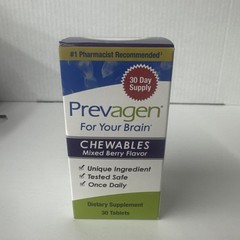 Memory Vitamins Regular Strength 10mg Mixed Berry Chewables – 30 Count Sealed