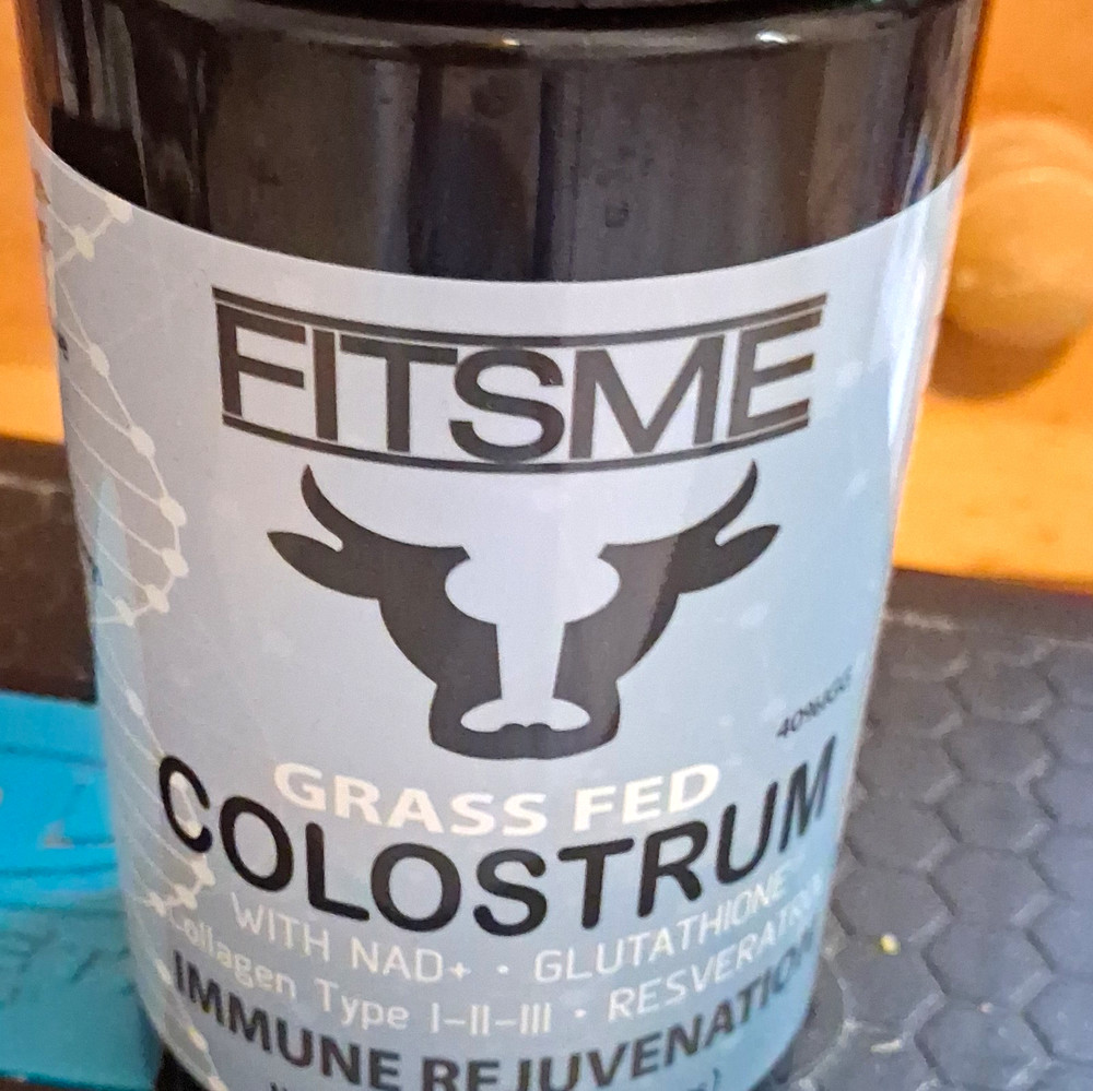 FITSME Grass Fed Colostrum Powder Immune Support w/ NAD+ Glutathione, 30sv