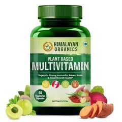 Himalayan Organics Plant Based Multivitamin 60+ Ingredients – Vitamin B1 – 60Cap