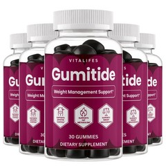 ( 5 Pack ) Gumitide Weight Management Gummies, Gumitide Supplement 30 Gummies