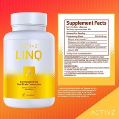 ACTIVZ LINQ Advanced Epigenetic Formula Brain Gut Skin & Immune 60 EXP 12/2027