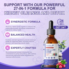 Kidney Cleanse Detox & Repair Supplement for Urinary Tract & Liver Support