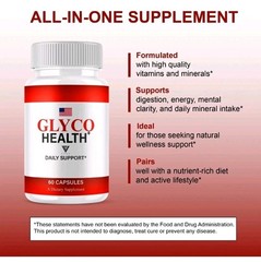 Glyco Health Pills, Glycohealth Dietary Supplement Metabolism Support Exp 03/28