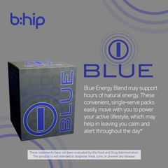 Natural Bhip Blue Flavor Energy Blend – Boost Stamina with 30 Convenient Packets