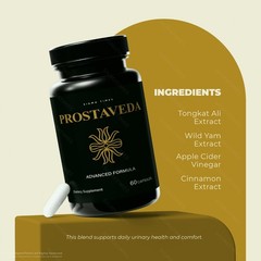 Prostaveda Capsules, Advanced Prostate Health Support for Men 60ct