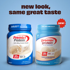 Premier Protein 100% Whey Protein Powder Vanilla Milkshake 30g Protein 1.7 lb