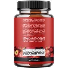Cleansing Apple Cider Vinegar Capsules – Detox Pills for Gut and Digestion 180ct