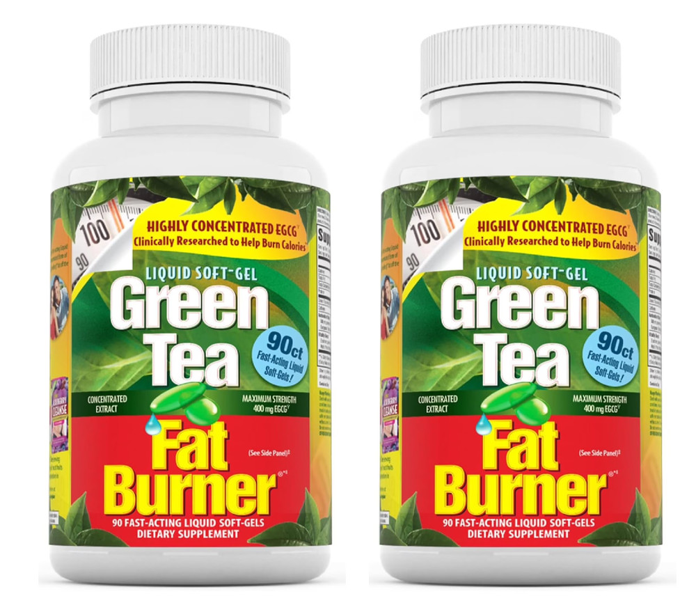 Applied Nutrition Green Tea Weight Loss Supplement, 90 Capsules ( 2 Pack)