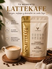 VitalHealth LatteKafe Vanilla Coffee w/ Lion’s Mane Cordyceps 11.6 oz