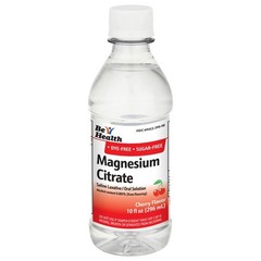Be Health Magnesium Citrate Liquid CHERRY Flavor Saline Laxative 10 fl oz