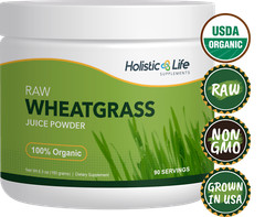 100% Organic Ancient Sea Bed Grown Wheat Grass Juice Powder, 90 Servings