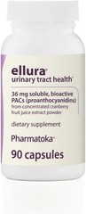 Ellura 36mg Cranberry Capsules 90ct – UTI Support Supplement – Urinary Health