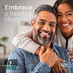 NDS Nutrition MV-360 For Men, 5-in-1 Complete Multivitamin for Men 60 Tablets
