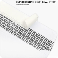 500 Pack #10 Single Left Window SELF Seal Security Envelopes, Designed for Quick
