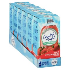 Light Wild Strawberry Artificially Flavored Powdered Drink Mix w/Caffeine 120 ct