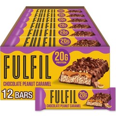Fulfil Protein Bars Chocolate Peanut Caramel Flavored Gluten 20G Protein Pantry
