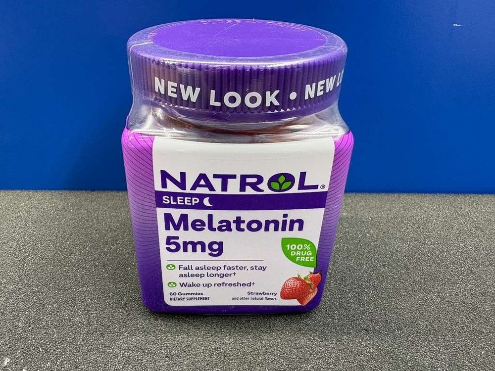 10 pack Natrol Sleep Support Melatonin 5mg Gummies – 60ct Strawberry EXP 07/26