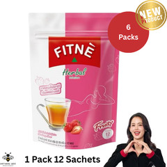 New Detox FITNE Herbal Thai Tea Infusion Slim Weight Control Diet Strawberry x6