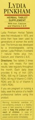 Lydia Pinkham Herbal Supplement Tablets for 150 Count (Pack of 1), White