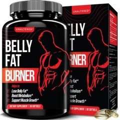 UNALTERED Belly Fat Burner for Men – Natural Weight Loss Pills to Support Red…
