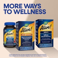 Nature’s Way Alive! Men’s Max3 Potency Daily 90 Count (Pack of 1)