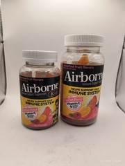 Airborne Gummies Immune Support Assorted Fruit 42 Kids 63 Adult Gummies Ex10/26