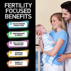 Fertility Supplements for Men Zinc Maca Ashwagandha L Arginine Male Vitality