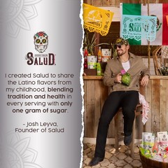 Salud x Jarritos 2-in-1 Energy Drink Powder + Focus, 15 Servings, Fruit Punch