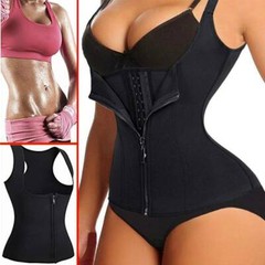 Men Sauna Suit Sweat Vest Waist Trainer Body Shaper Tank Top Compression Shirts