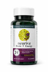 Neuriva Brain + Energy Gummies 75ct Blackberry 3 Pack Focus Energy Support