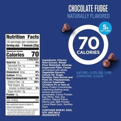 Mega Pack 70 Calorie Brownies – Guilt-Free Chocolate Fudge Snack Bars, 18 Count