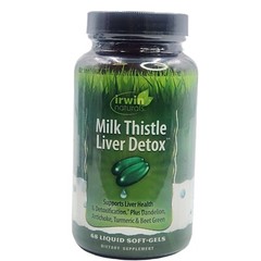 IRWIN NATURALS:MILK THISTLE LIVER DETOX,60sgels. 02/25 + WF: LIVER DETOX,60 caps