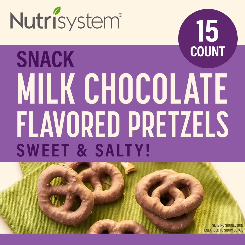 Milk Chocolate Dipped Pretzel Twists, 15 Pack, Sweet & Salty Snack, Crunchy