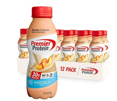 Premier Protein Shake Peaches Cream 12ct 30g Protein