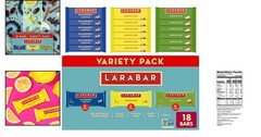 Real Ingredients: Larabar Fruit Lovers 18 Ct Variety Pack – 28.8 oz