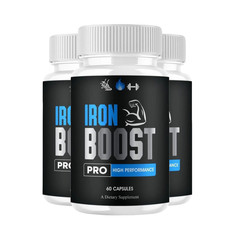 3-Pack Iron Boost Pro for Men – Iron Boost Premium Mens Health Support -180 Caps