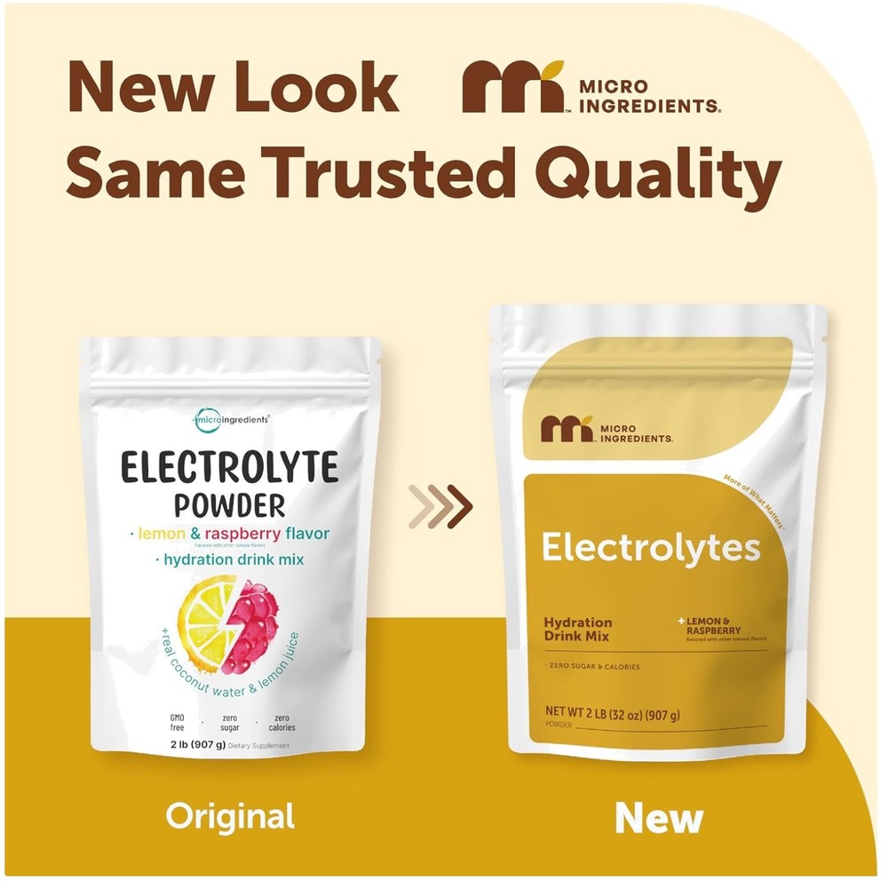 Refreshing Lemon Raspberry Electrolytes Powder, 139 Servings