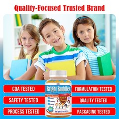 Focus Kids Gummies for Kids Brain Focus Support,Attention,Focus Brain60-20/12/25