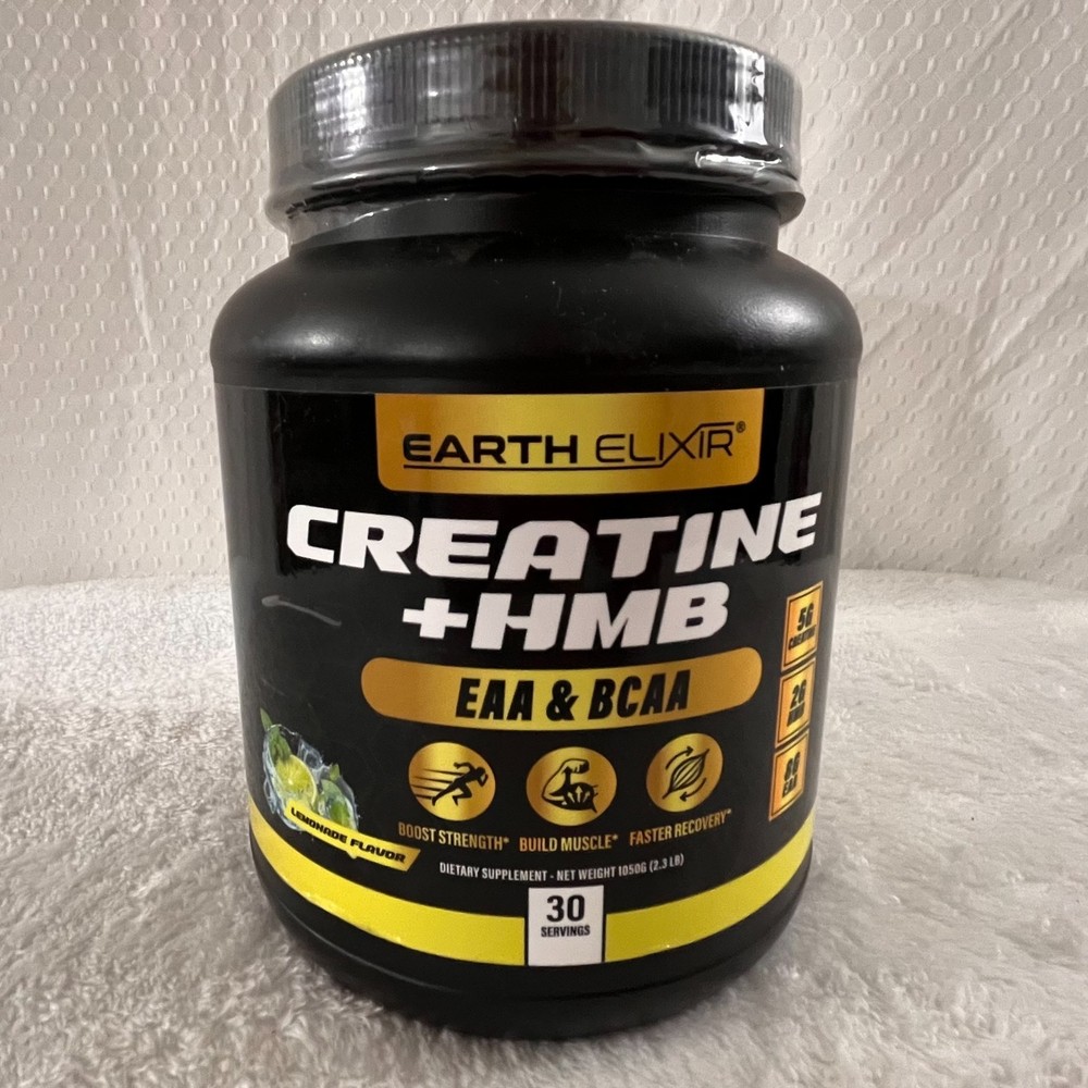 Creatine HMB Supplement w/Essential Amino Acids Powder | EAA & BCAA Mix |