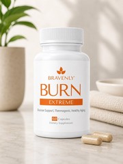 Bravenly BURN Extreme, Glucose Support Thermogenic Aging Weight 60 Capsules NEW.