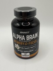 Alpha Brain Memory Focus Daily Cognitive Support 90 CAPSULES Expires 11/2027 New