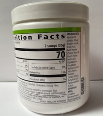 Herbalife Beverage Mix Wild Berry ,Protein-Based Snack For Energy And Nutrition