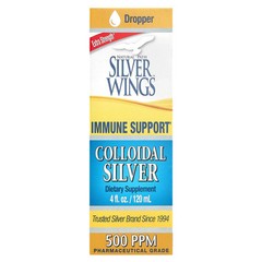 2 X Natural Path Silver Wings, Colloidal Silver, 4 fl oz (120 ml)