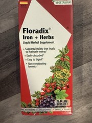Floradix Iron + Herbs Liquid Herbal Supplement 23 fl oz 700mL New