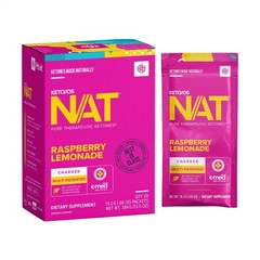 Prüvit Ketones NAT 20 Packets Charged RASPBERRY LIMONADE SHIPP Exp 07/2026