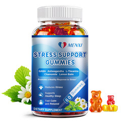 Stress Relief Gummies – GABA, L-Theanine, Ashwagandha – Anxiety Mood Support