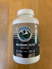 No Boundaries Health and Wellness 500mg MSM Organic Sulfur 180 Capsules