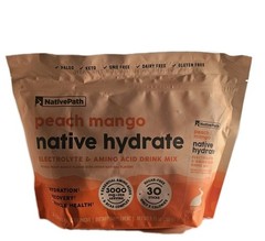 Delicious Peach/Mango Electrolyte Powder with BCAAs – 30 Servings. Exp 9/2026
