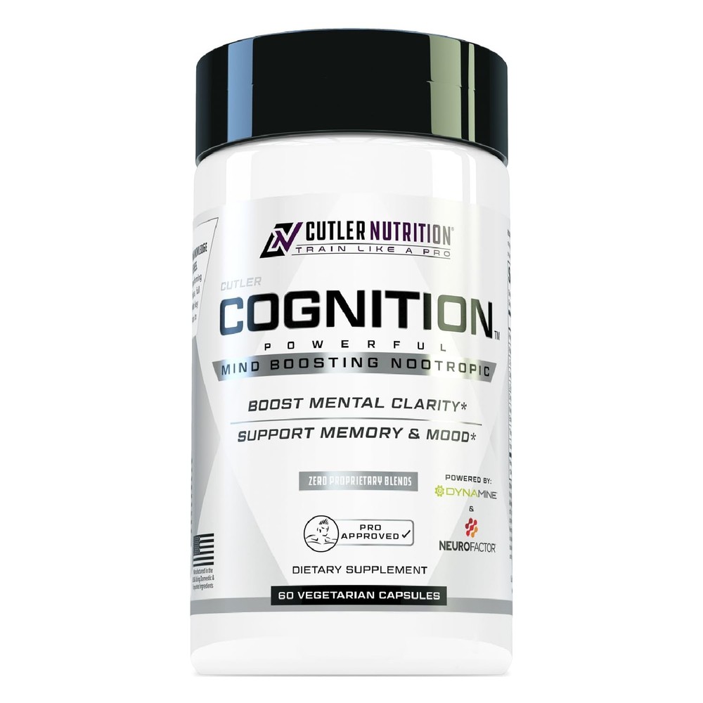 Cutler Nutrition Cognition High Potency Brain Nootropic Focus Supplement Best