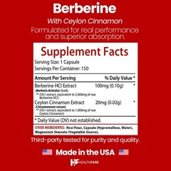 Berberine with Ceylon Cinnamon 5000mg